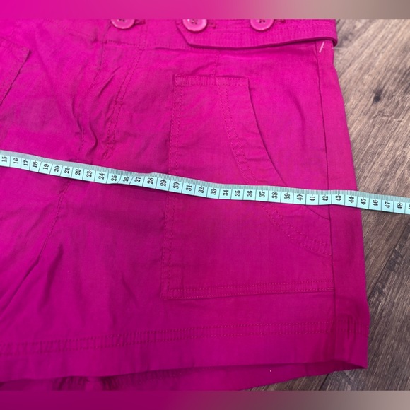 Anthropologie Maeve Women’s Fuchsia Shorts stretch Size 2 - Picture 8 of 9